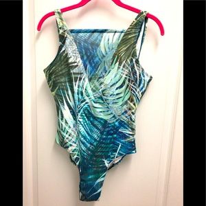 Tropical one piece Swimsuit